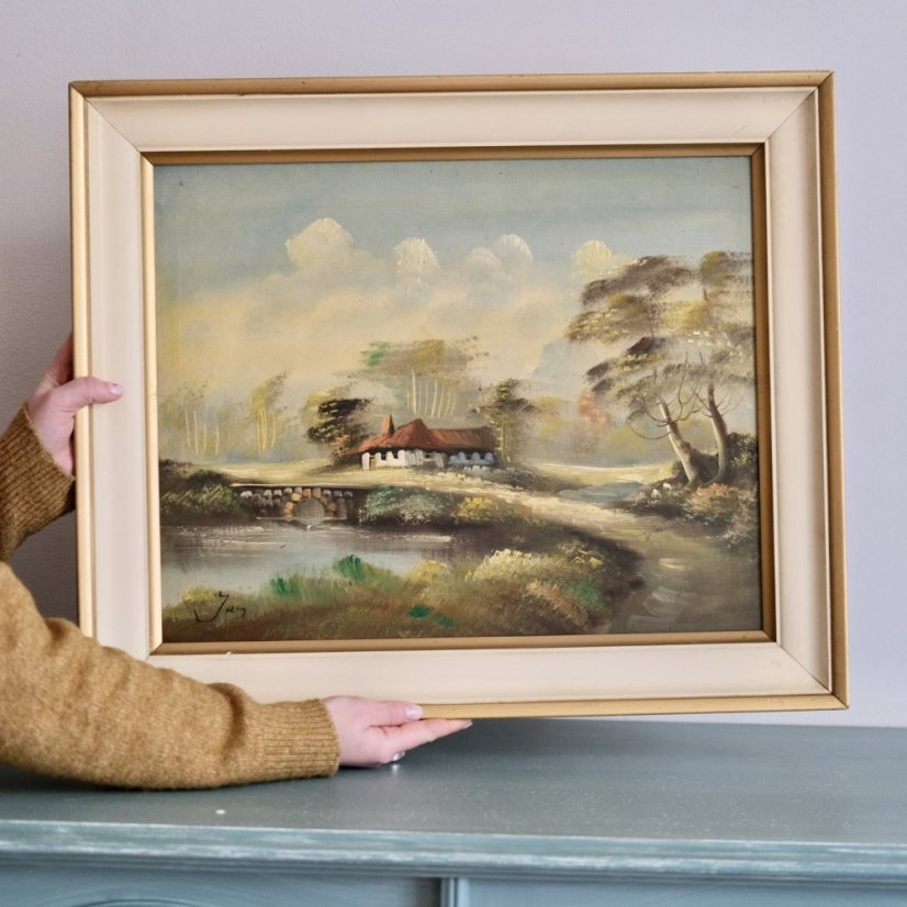 Obraz v rámu 62 x 52 cm
