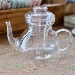 Skleněná konvička se sítkem 20 cm 1,5 l