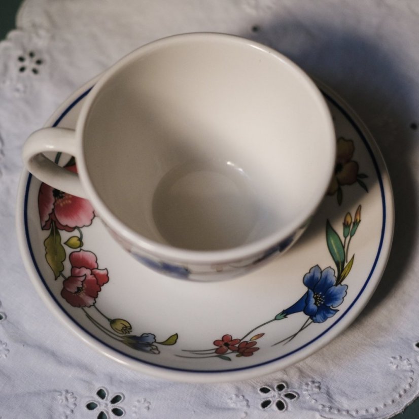 Porcelánový šálek s podšálkem Wood & Sons Alpine Meadow  250ml