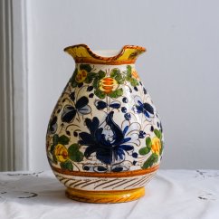 Keramický džbán s květinami 26cm