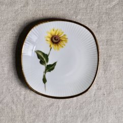 Mini talířek se slunečnicí Bavaria 10,5cm x 10,5cm