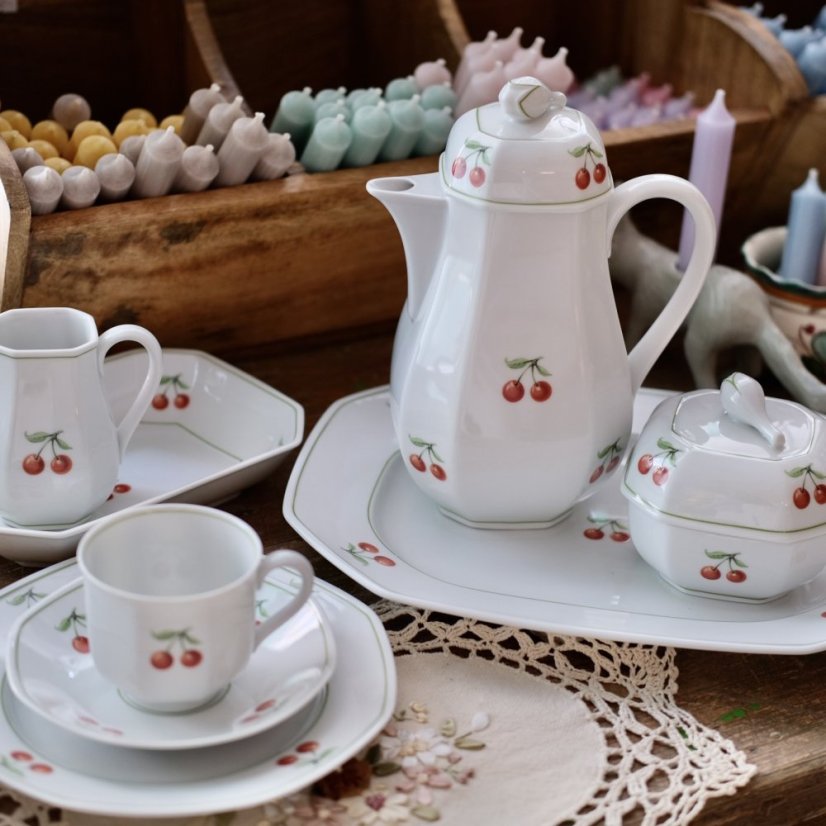 Porcelánový šálek s podšálkem 200 ml Villeroy & Boch Heinrich Cherry