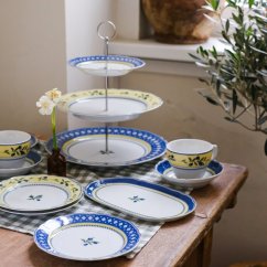 Porcelánový tálíř 19 cm Hutschenreuther Germany ( modrý )