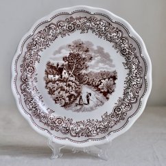 Mělký obědový talíř 25 cm English Landscape - Italy