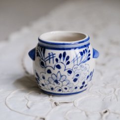 Vintage dekorační nádobka 5.5 x 5 cm