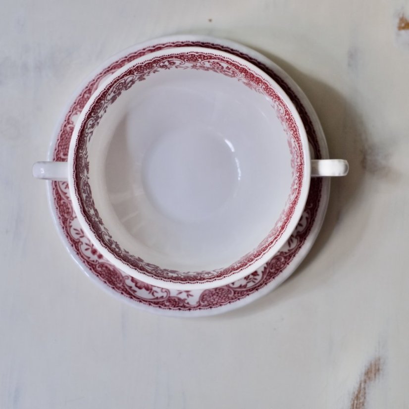 Miska s podšálkem Royal Tudor Ware Staffordshire England