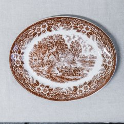 Vintage oválný tác/mísa 31 x 24 cm - England
