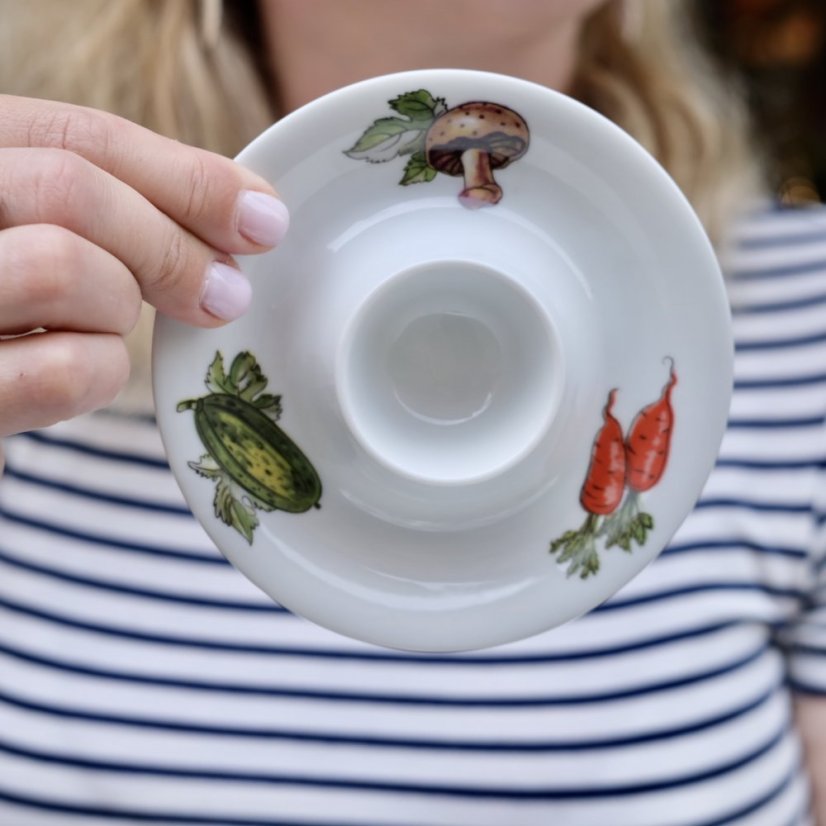 Sada porcelánových kalíšku na vejce 6x
