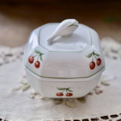 Cukřenka /porcelánová dóza 10 x 10 cm Villeroy & Boch Heinrich Cherry