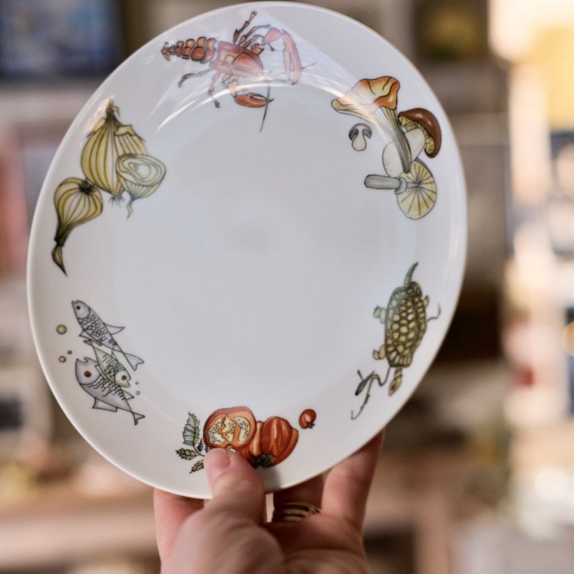 Tálíř 19 cm kostní porcelán Krautheim Selb Bavaria