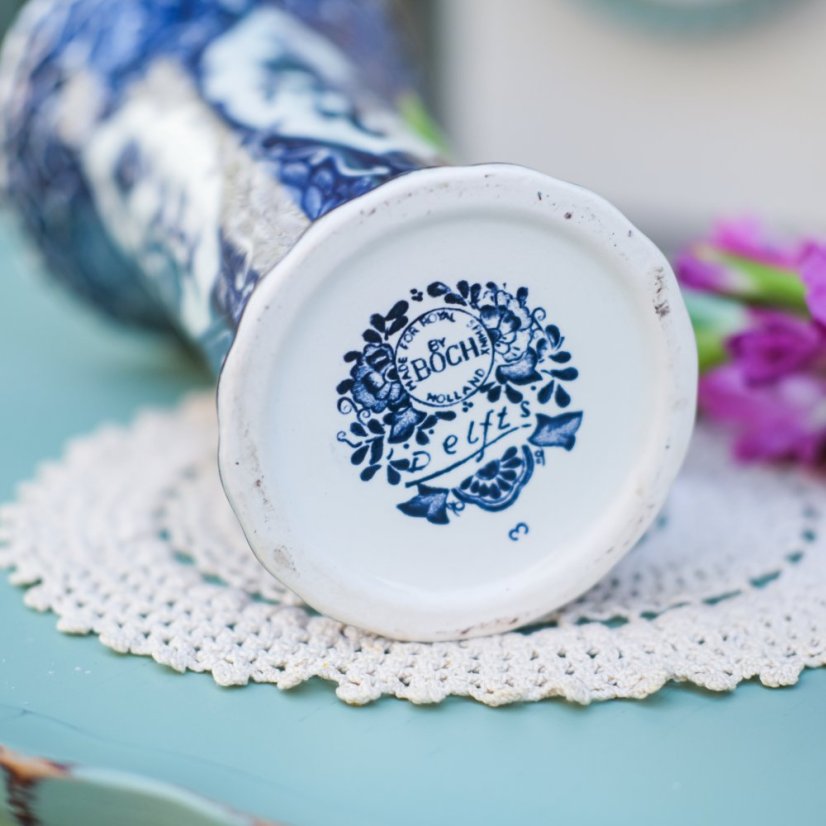 Originální vintage Delft váza 26 cm
