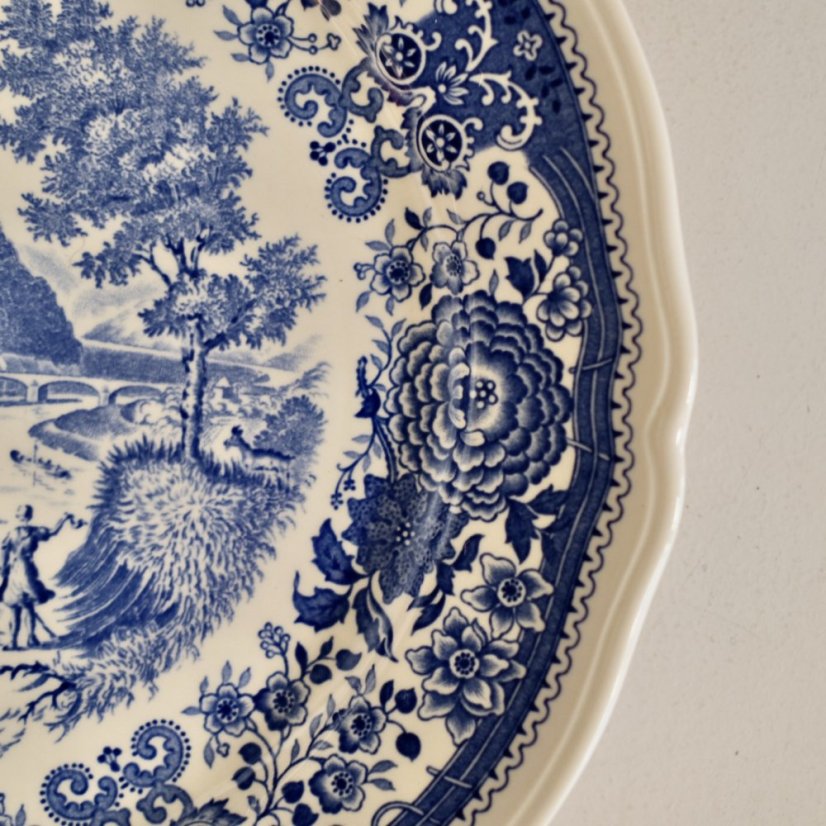 Tálíř 25cm Villeroy & Boch Burgenland modrý