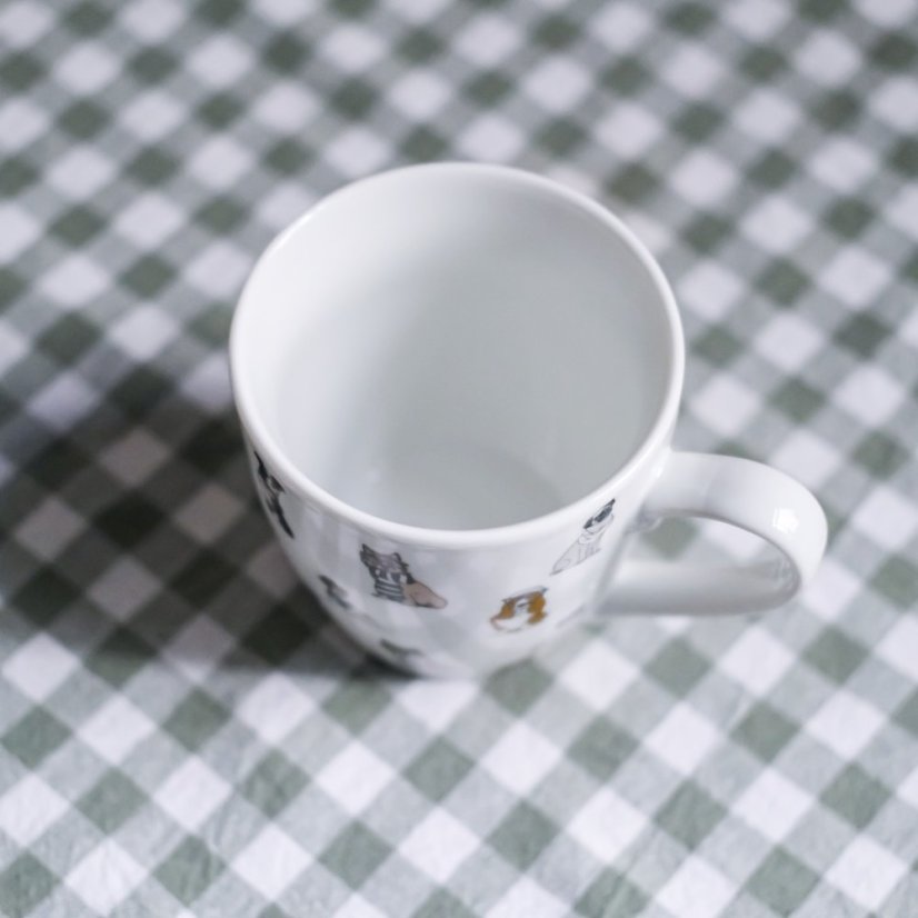 Porcelánový hrnek pejsky 450 ml