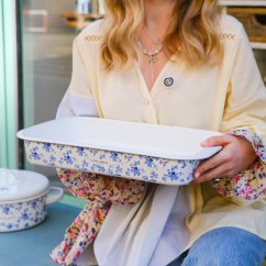 Smaltovaný pekáč 41cm x 26cm