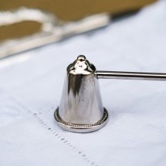 Zhašedlo na svíčky 27 cm (postříbřené)