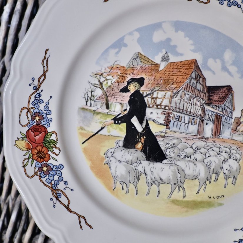 Snídaňový talíř France - obernai 21 cm varianta 1