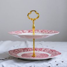 Vintage etažér Palissy England 26/25cm