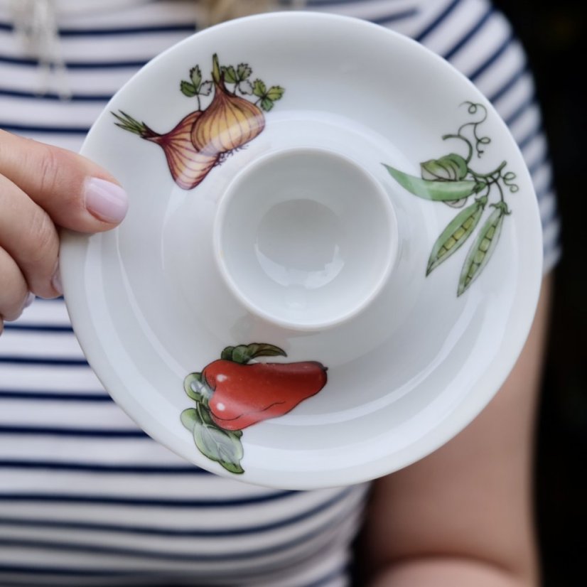 Sada porcelánových kalíšku na vejce 6x