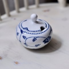 Porcelánová bílo-modrá cukřenka Seltmann Weiden