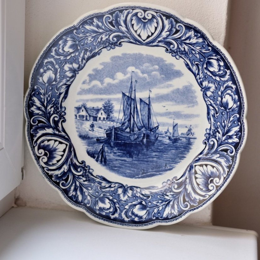 Závěsný talíř Delft Holland 25 cm