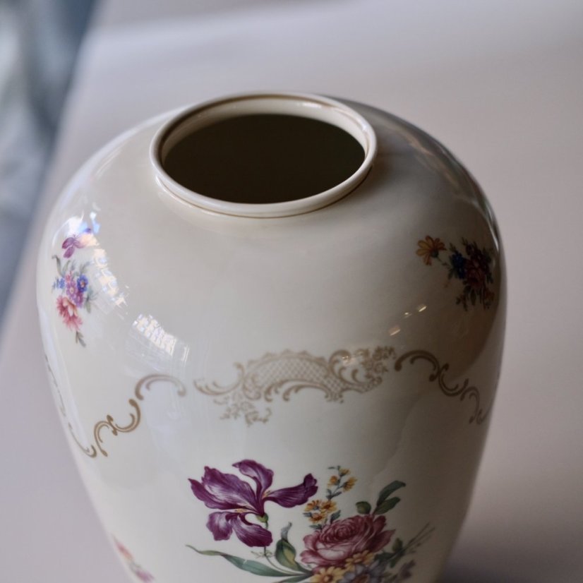 Velká porcelánová váza Weimar 27 cm