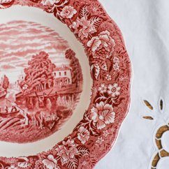 Hluboký obědový talíř 23 cm Palissy Pottery - England