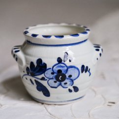 Vintage dekorační nádobka Delft 6x7 cm