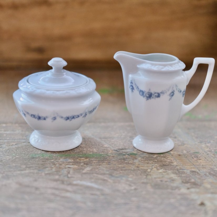 Porcelánová sada cukřenka + mlékovka Classic Rose - Rosenthal Group