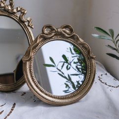 Kulaté zdobené zrcadlo 24 cm