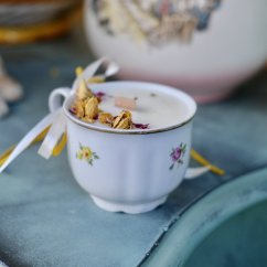 Sojová svíčka v porcelánovém šálku varianta 3