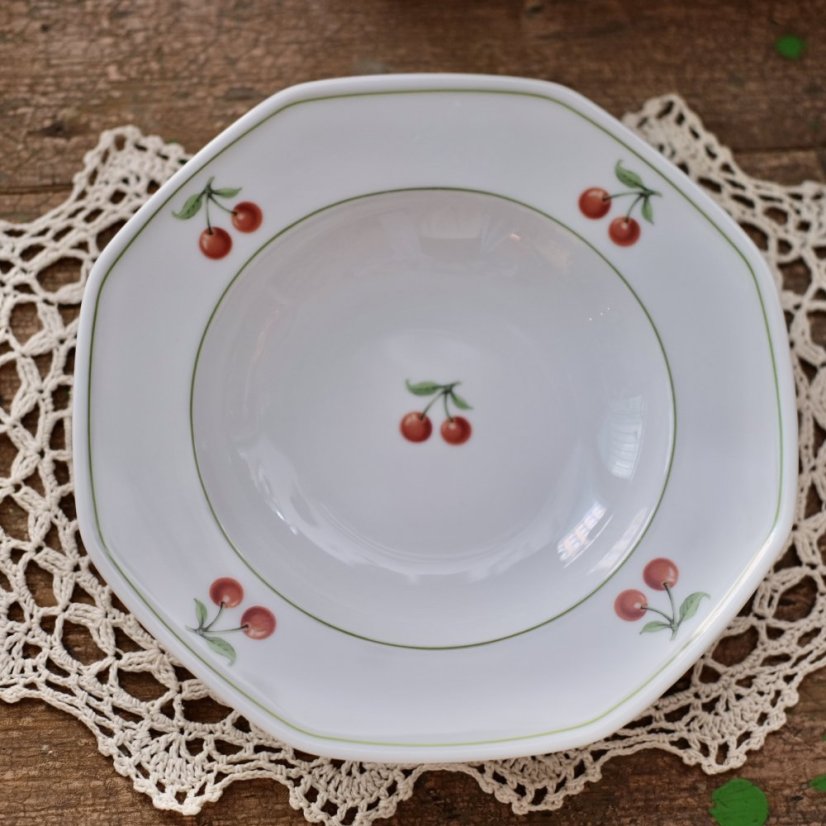 Hluboký obědový talíř 22,5 cm Villeroy & Boch Heinrich Cherry