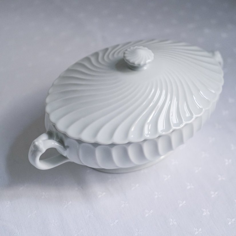Porcelánová terina s víkem 32x17 cm Haviland - France