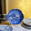 Porcelánový závěsný talíř se zimním motivem 20 cm Japan