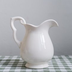 Bílý džbánek 14cm