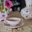 Růžové porcelánové bujónky