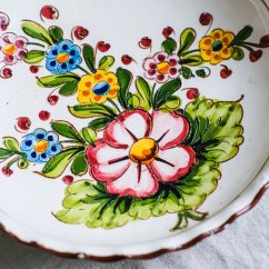 Italská malovaná mísa na ovoce