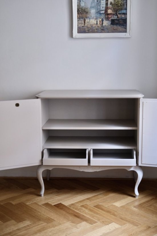 Dřevěná komoda mocca Schlingmann Wertmöbel 1950-1990