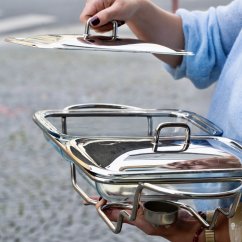 Postříbřená dvoudílná sada - zapékací mísy s víkem