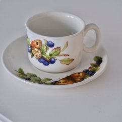 Šálek s podšálkem J&G Meakin Wedgwood borůvky 150 ml