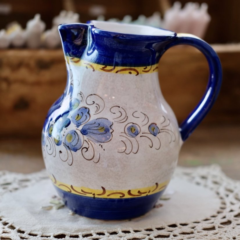 Malovaný keramický džbán 19 cm