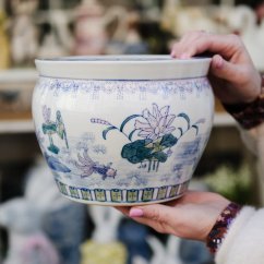 Keramický květináč 21x16 cm - Old China