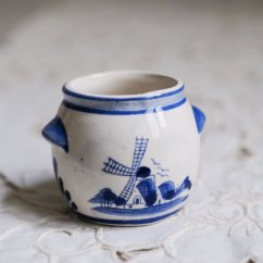 Vintage dekorační nádobka 5.5 x 5 cm