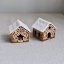 Dekorační domečky svícny na čajovou svíčku 7x7 cm