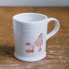 Hrnek s růžovým pudlem 280 ml