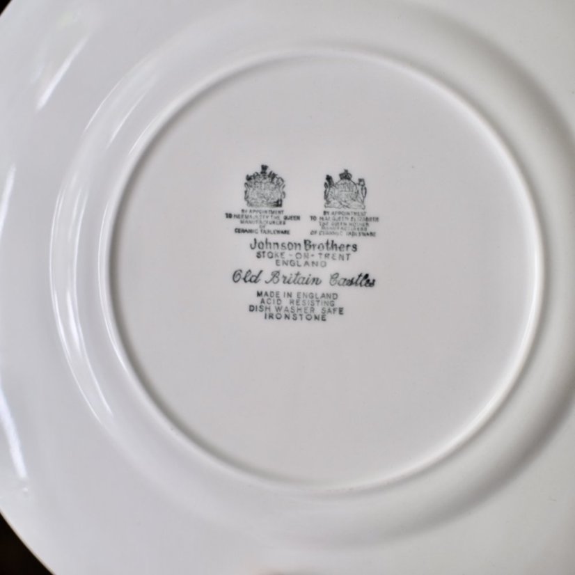Tálíř 25 cm England Johnson Brothers Old Britain Castles