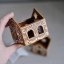 Dekorační domečky svícny na čajovou svíčku 7x7 cm
