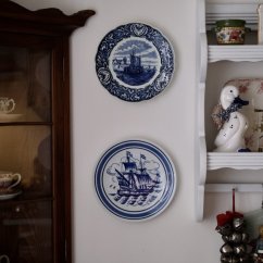 Závěsný talíř Delft Holland 25 cm