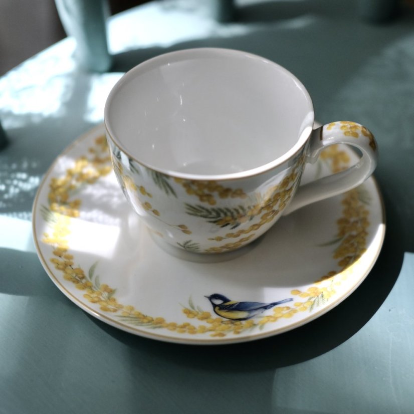 Porcelánový šálek s podšálkem 240 ml - Easy Life
