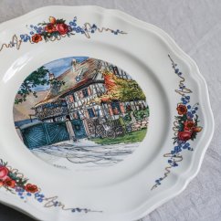Obědové mělké talíře France Obernai 25 cm