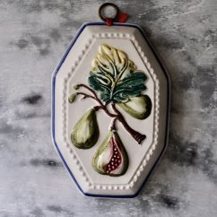 Závěsná forma s fíky Bassano keramik Italy